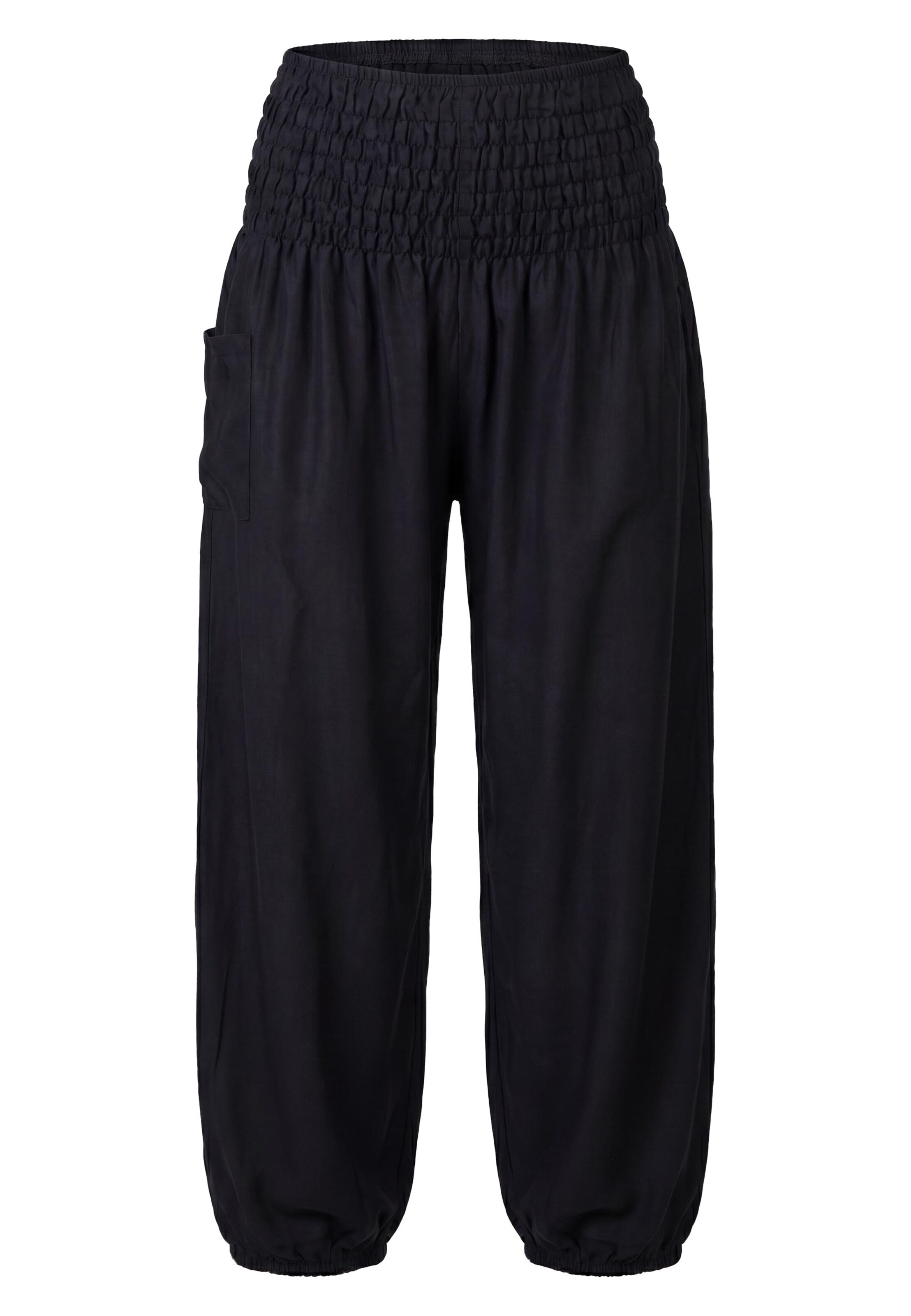 Paigh Regular Harem trousers in Black: front