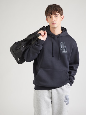 UNDER ARMOUR Αθλητική μπλούζα φούτερ σε μαύρο
