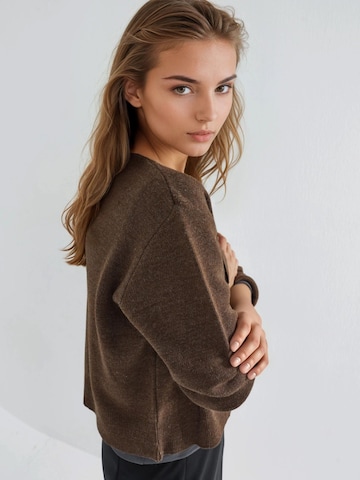 Hiccup - Casaco de malha em castanho