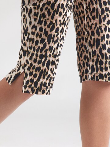 Coupe slim Pantalon 'Clove' OH APRIL en beige