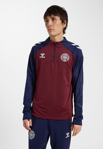 Sweat de sport Hummel en rouge : devant
