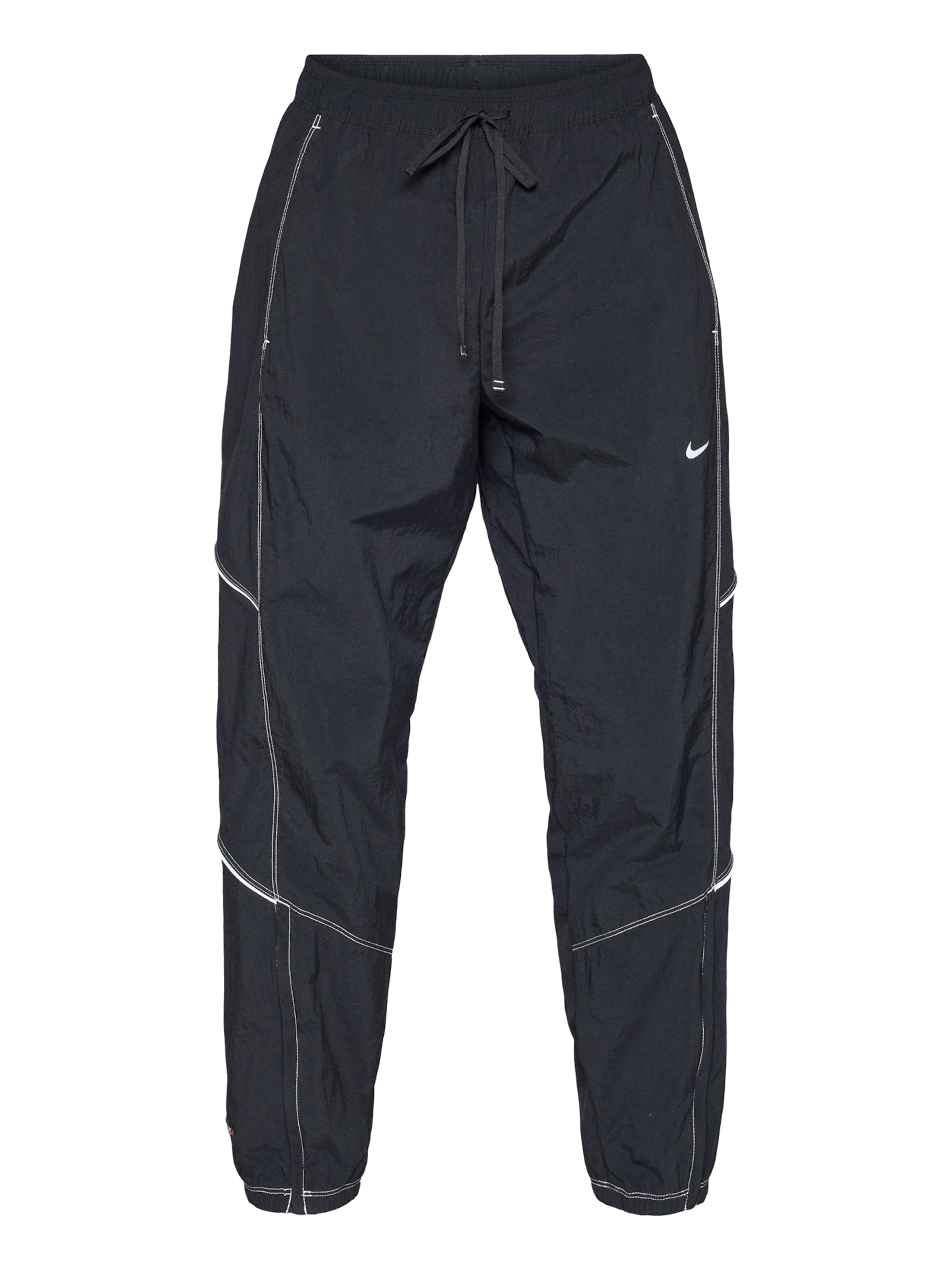 Tapered Pantaloni sportivi 'RETRO' di NIKE in nero: frontale