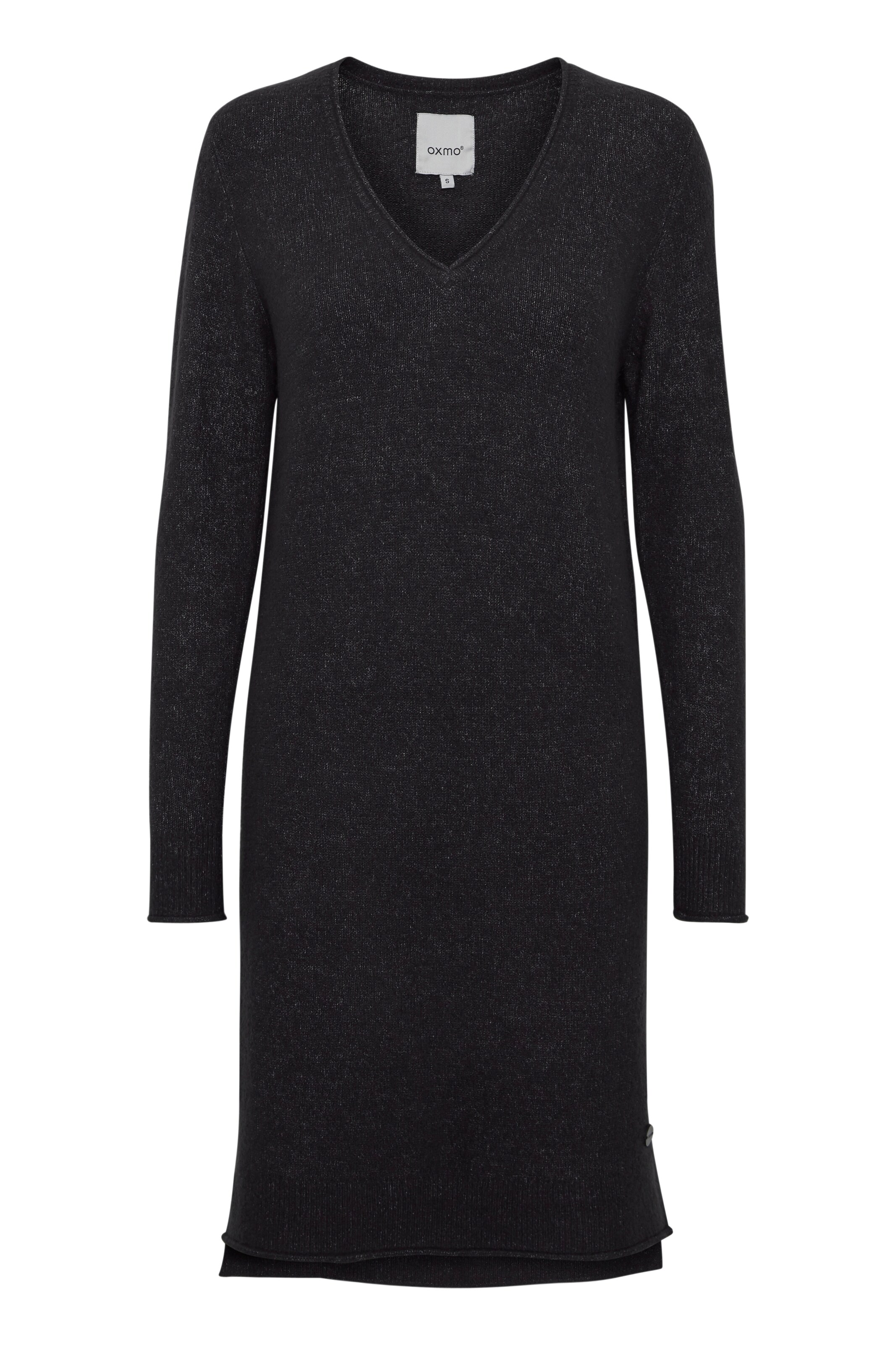 Abito in maglia 'Ida' di Oxmo in nero: frontale
