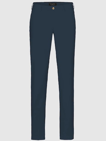 Hiltl Slim fit Chino Pants 'Taura - Essential Chino' in Blue: front