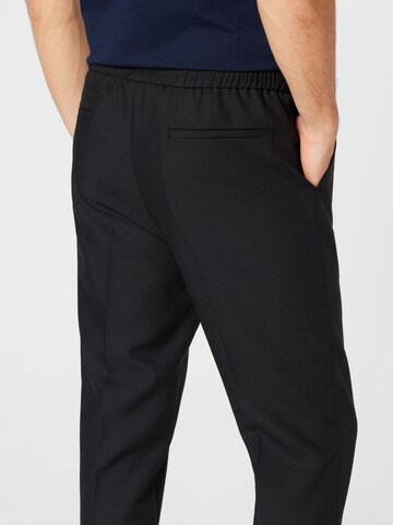 Regular Pantaloni cu dungă 'PAOLO' de la Harmony Paris pe negru