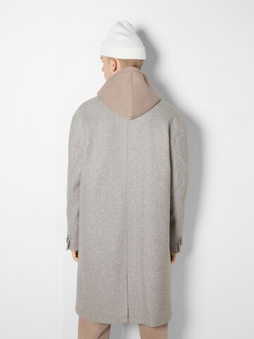Bershka Between-seasons coat in Grey