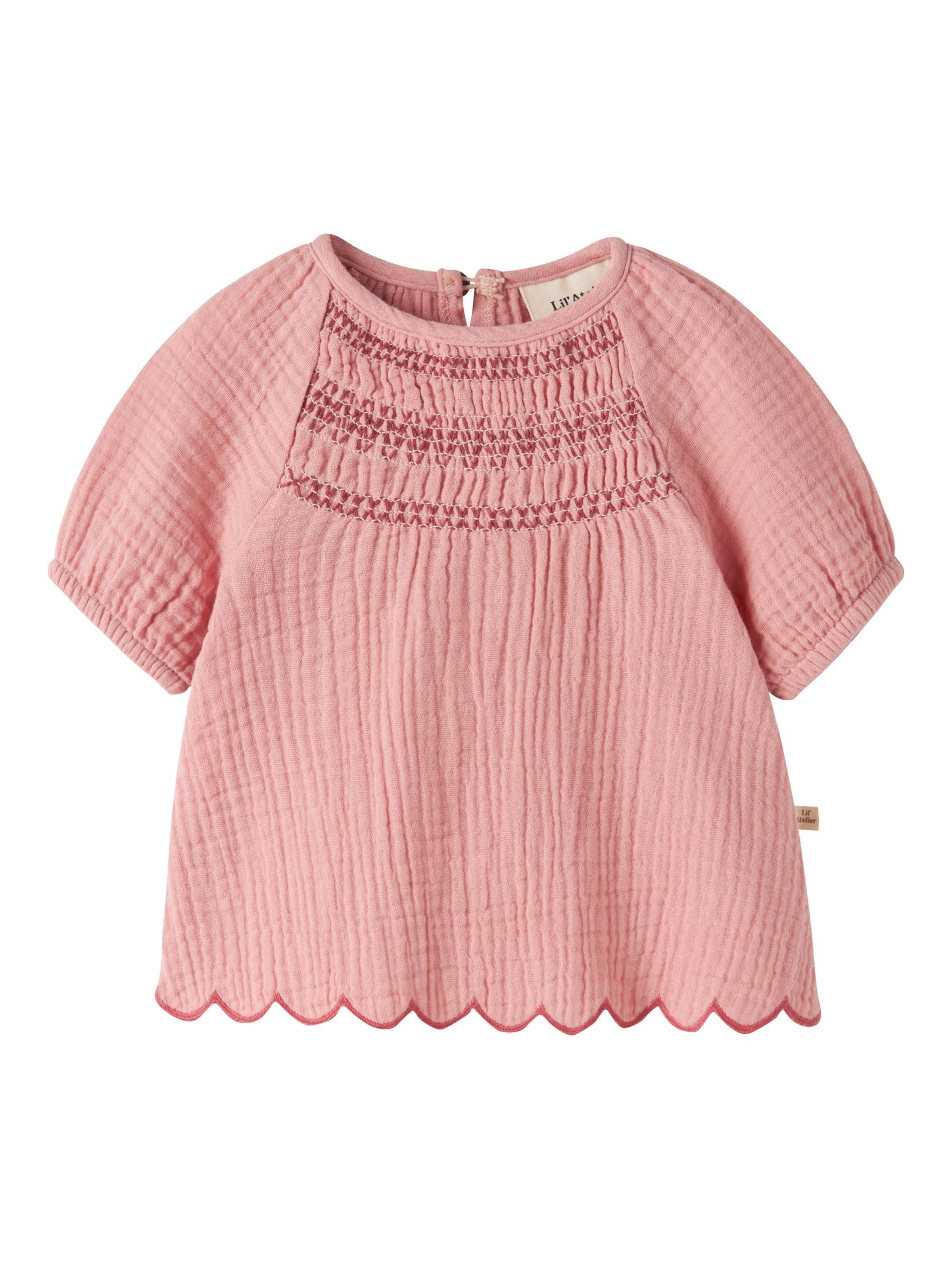 Lil'Atelier Blouse in Roze: voorkant