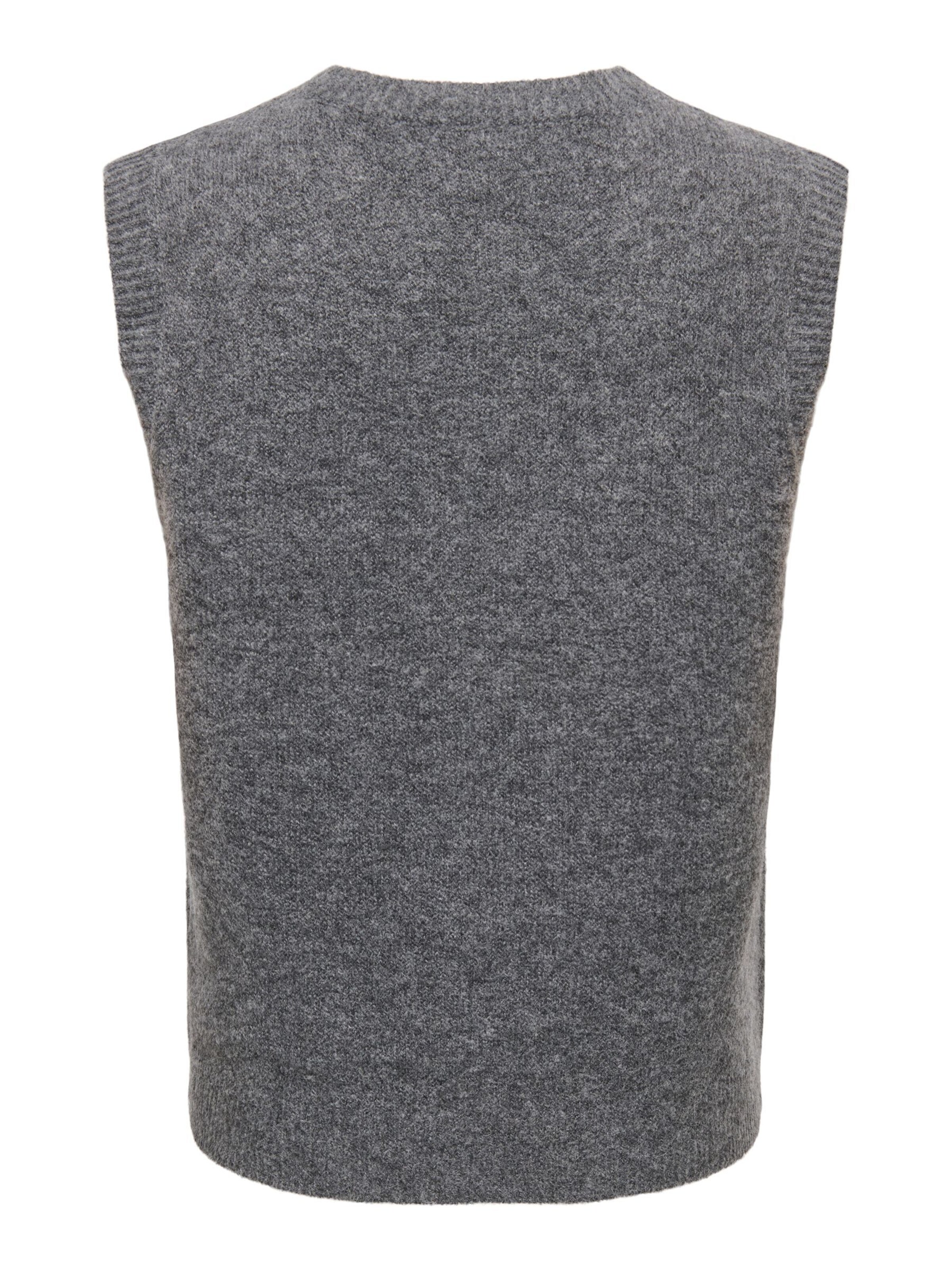 ONLY - Chaleco de punto 'OLIVIA' en gris