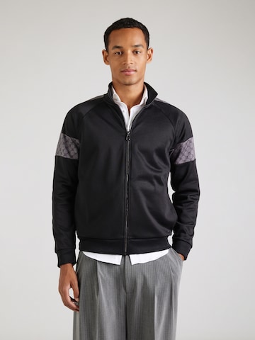 JOOP! - Sudadera con cremallera 'Ionni' en negro: frente