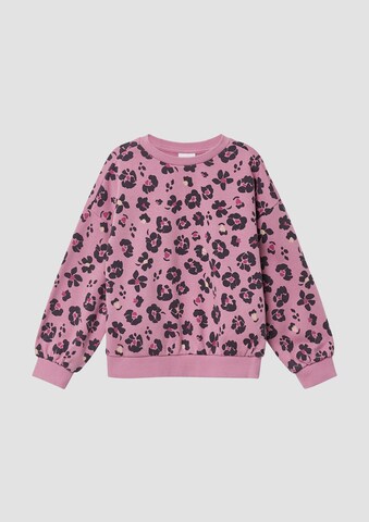 s.Oliver Sweatshirt in Roze: voorkant