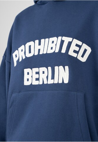 Sweat-shirt 'Berlin' Prohibited en bleu