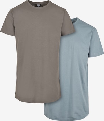 T-Shirt Urban Classics en bleu : devant