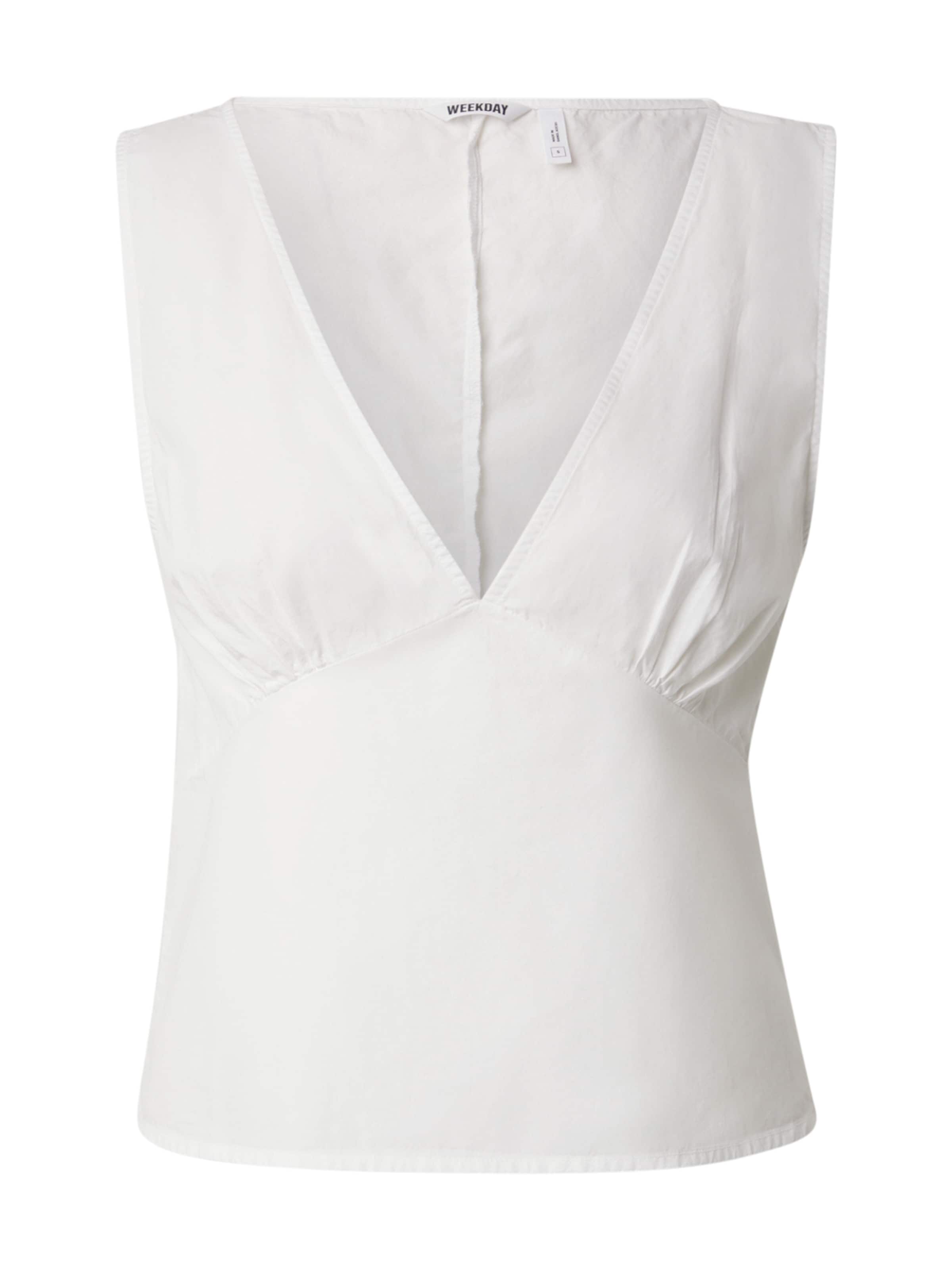 Top 'Vicki' de la WEEKDAY pe alb: față