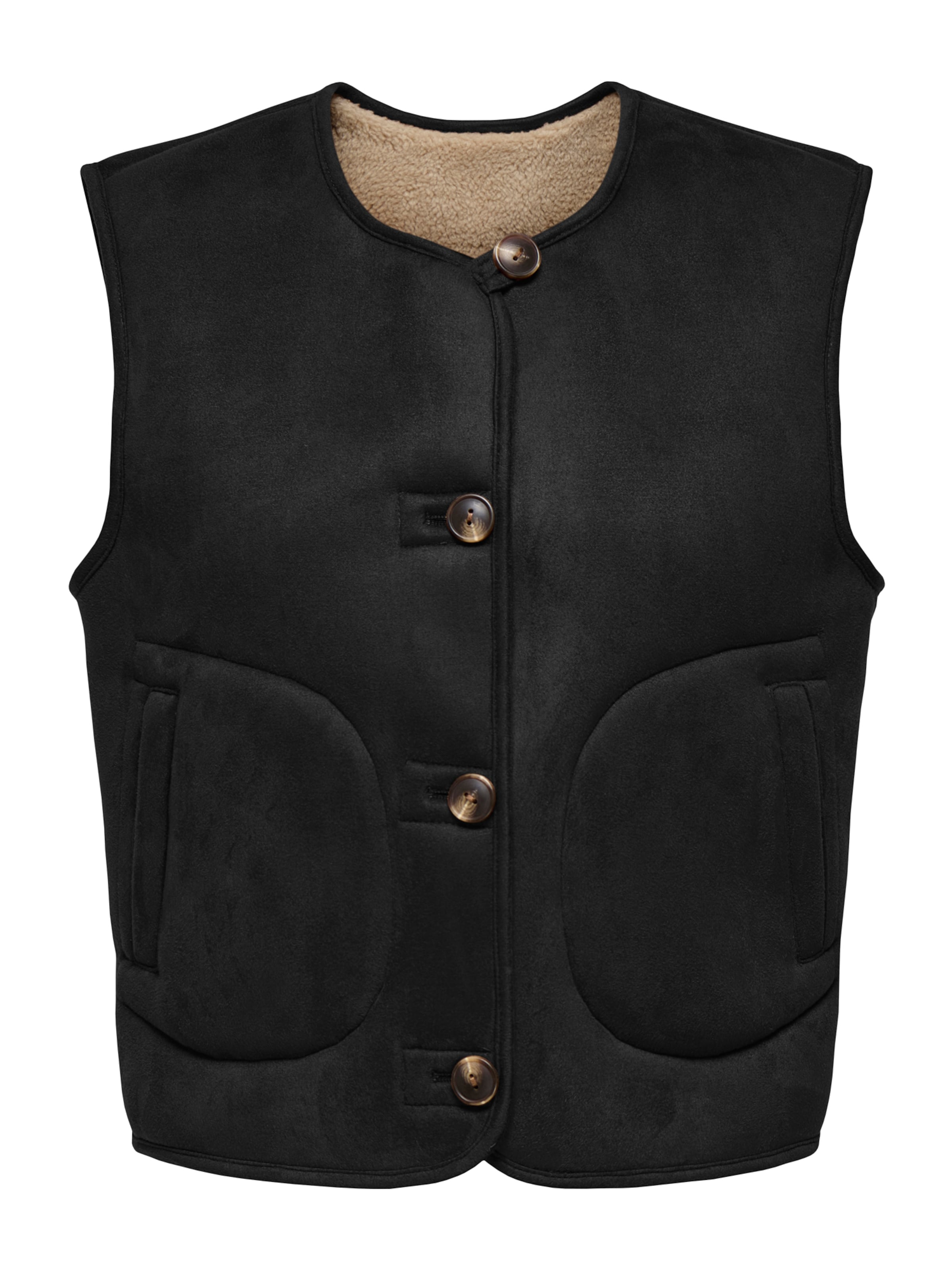 ONLY Γιλέκο 'ONLNICO' σε μαύρο: μπροστά