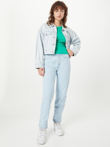 LEVI'S ®Prijelazna jakna 'Silvertab Crop Trucker' - plava boja