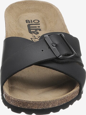 Bio Life Pantolette in Schwarz