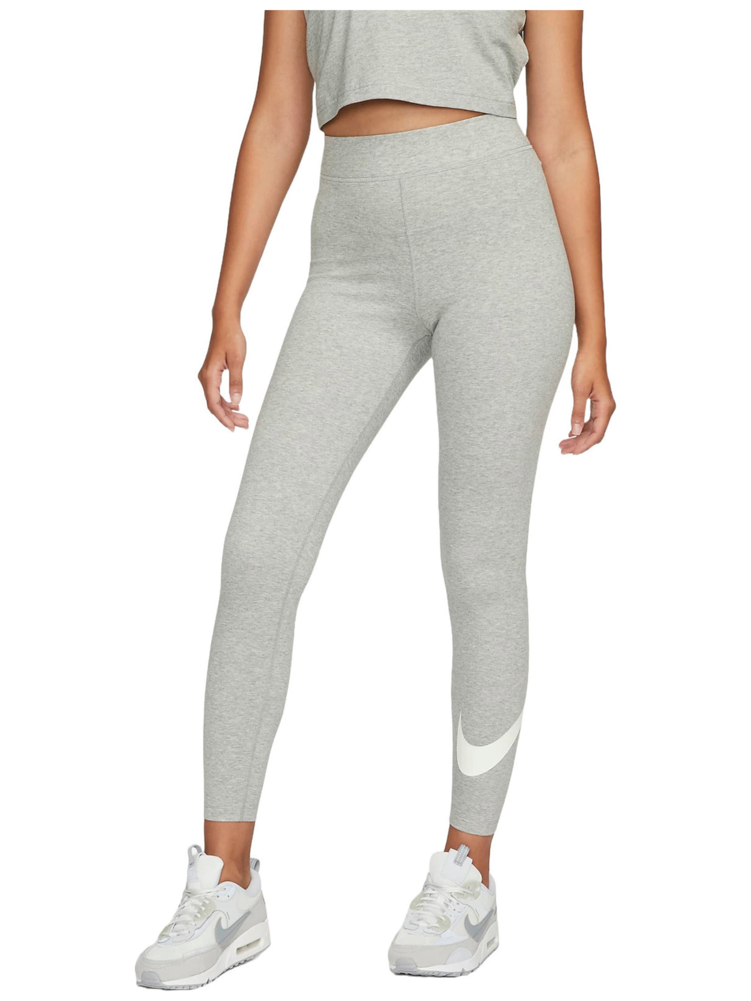 NIKE Regular Workout Pants 'Nike Sportswear Classics' in Grey: front