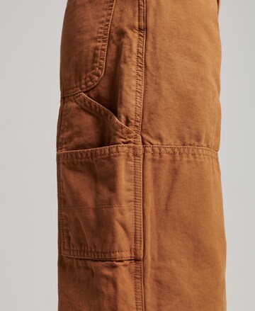 Superdry Loosefit Broek in Bruin