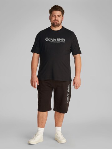 Calvin Klein Big & Tall Shirt in Black