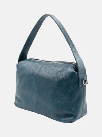 Borsa a mano 'Borsa a Mano Pelle Genuina Virginia Rhinè 26x17 cm' di Virginia Rhinè in blu