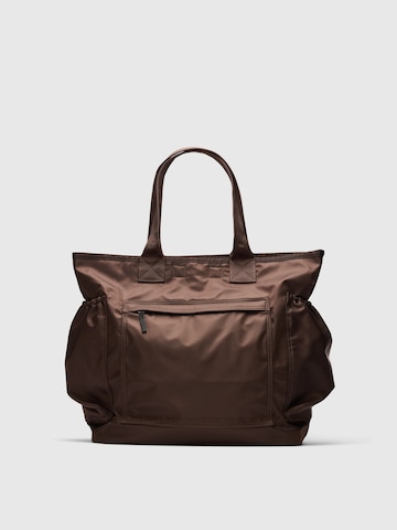 SELECTED - Shopper en marrón: frente