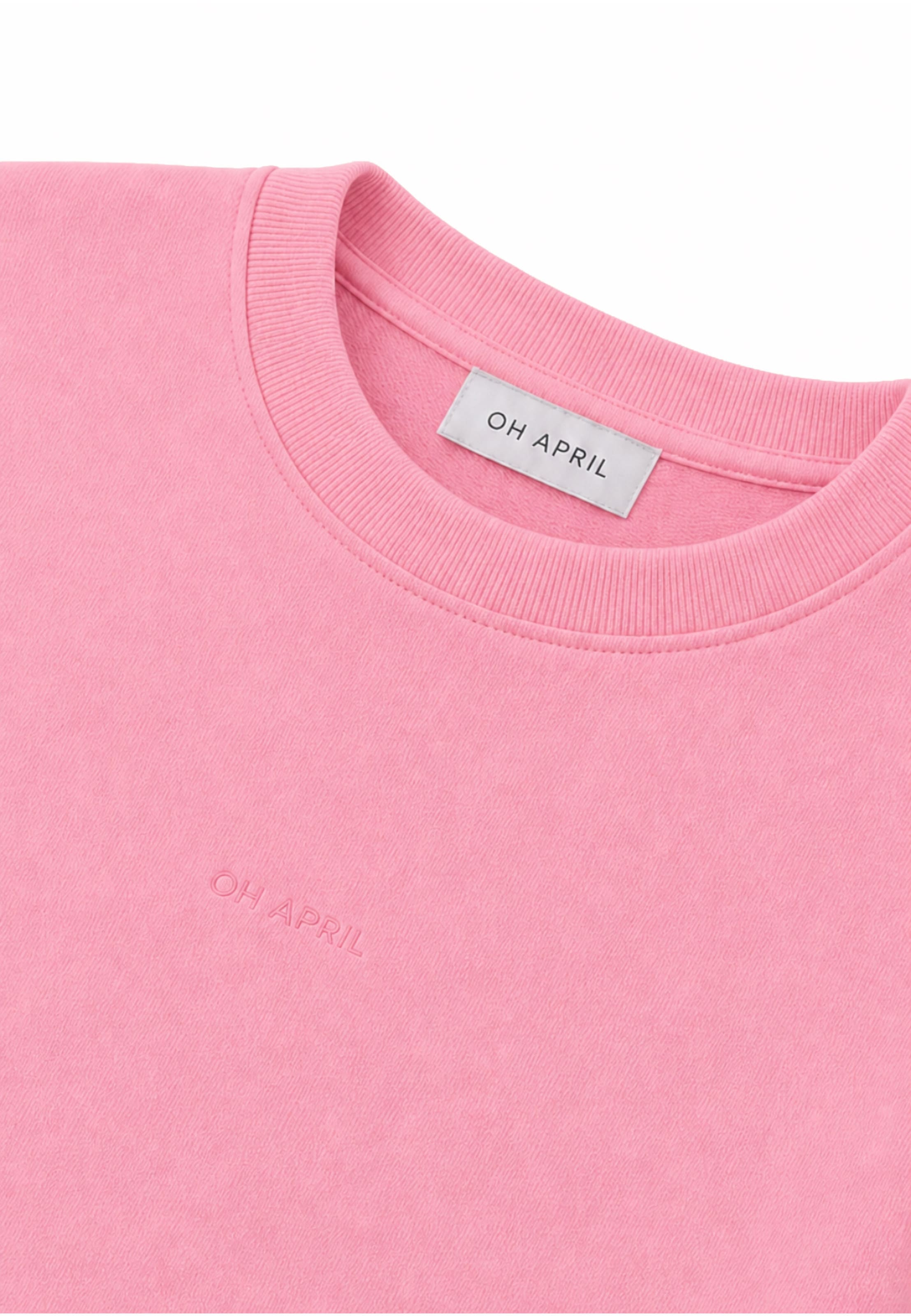 OH APRIL Sweatshirt in Roze