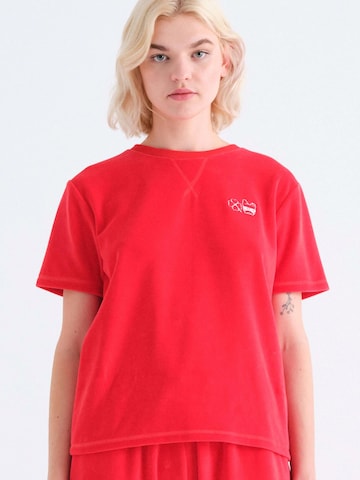 Rockupy Shirt 'Vladimira' in Rot: Vorderseite