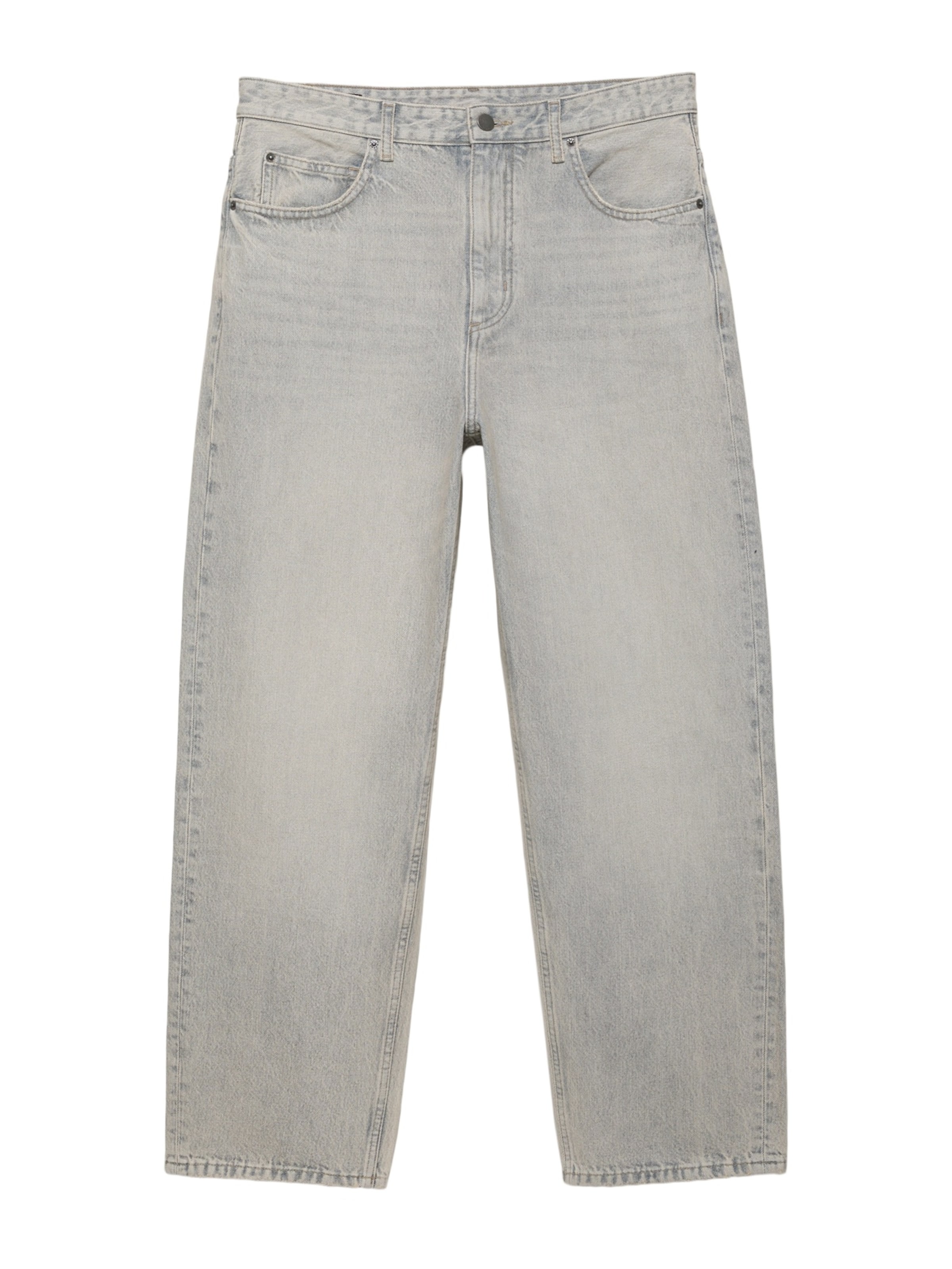 Pull&Bear Baggy Farkut värissä harmaa: etupuoli