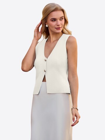 Imily Bela Gebreide bodywarmer in Wit