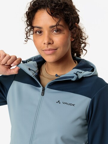 VAUDE Sports jacket 'W Qimsa HD SFT J' in Blue