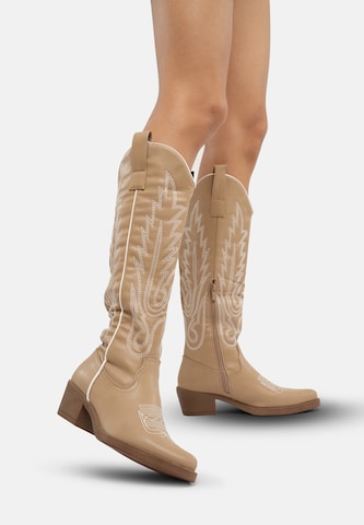 Stivale da cowboy di Salinyang in verde