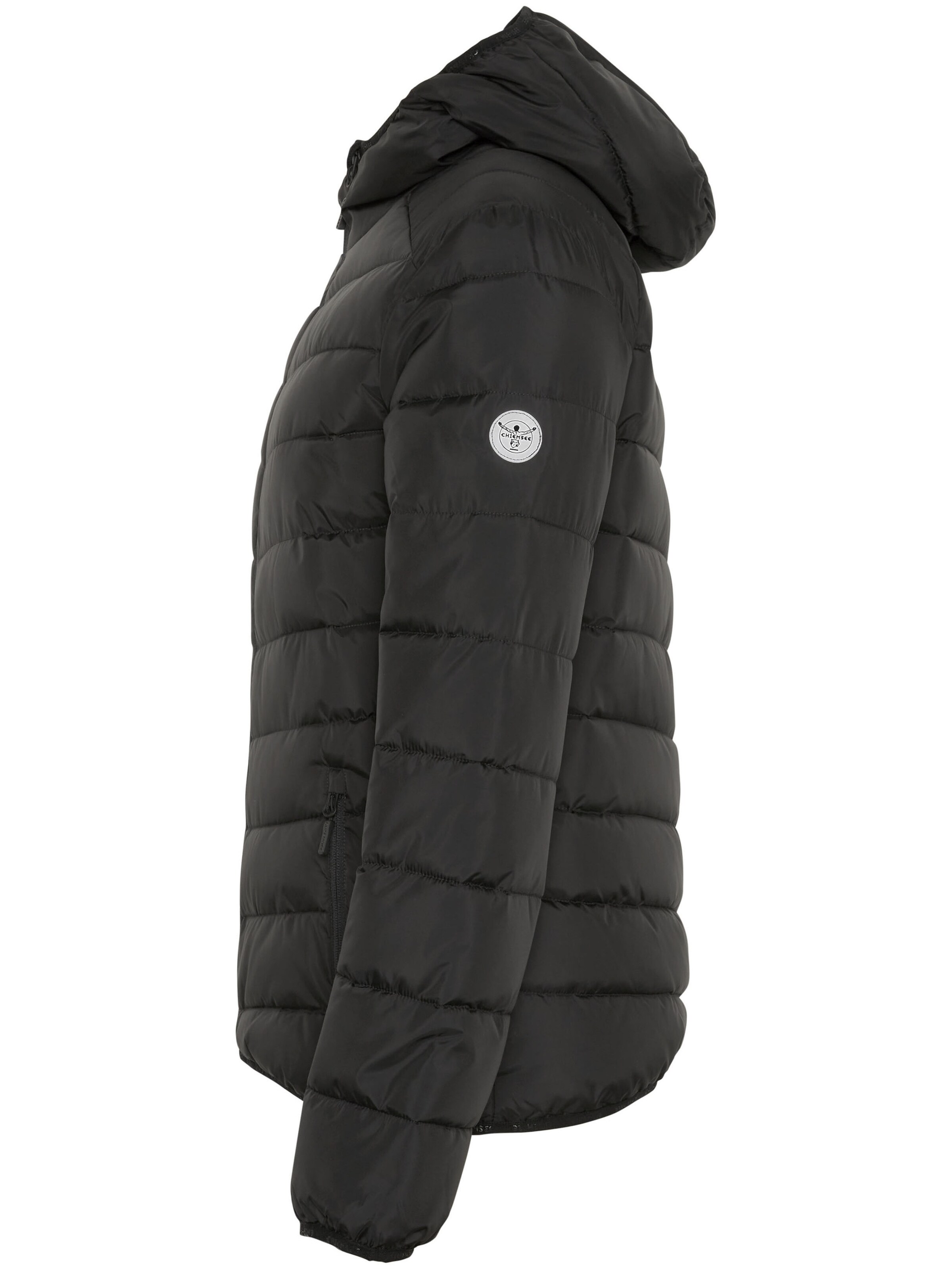 CHIEMSEE Wattierte Jacke ' in moderner Stepp-Optik ' in Schwarz