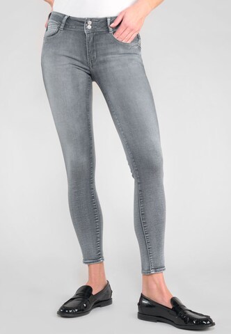 Le Temps Des Cerises Regular Jeans 'Pulpc' in Grijs: voorkant
