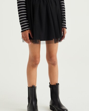Gonna di WE Fashion in nero: frontale