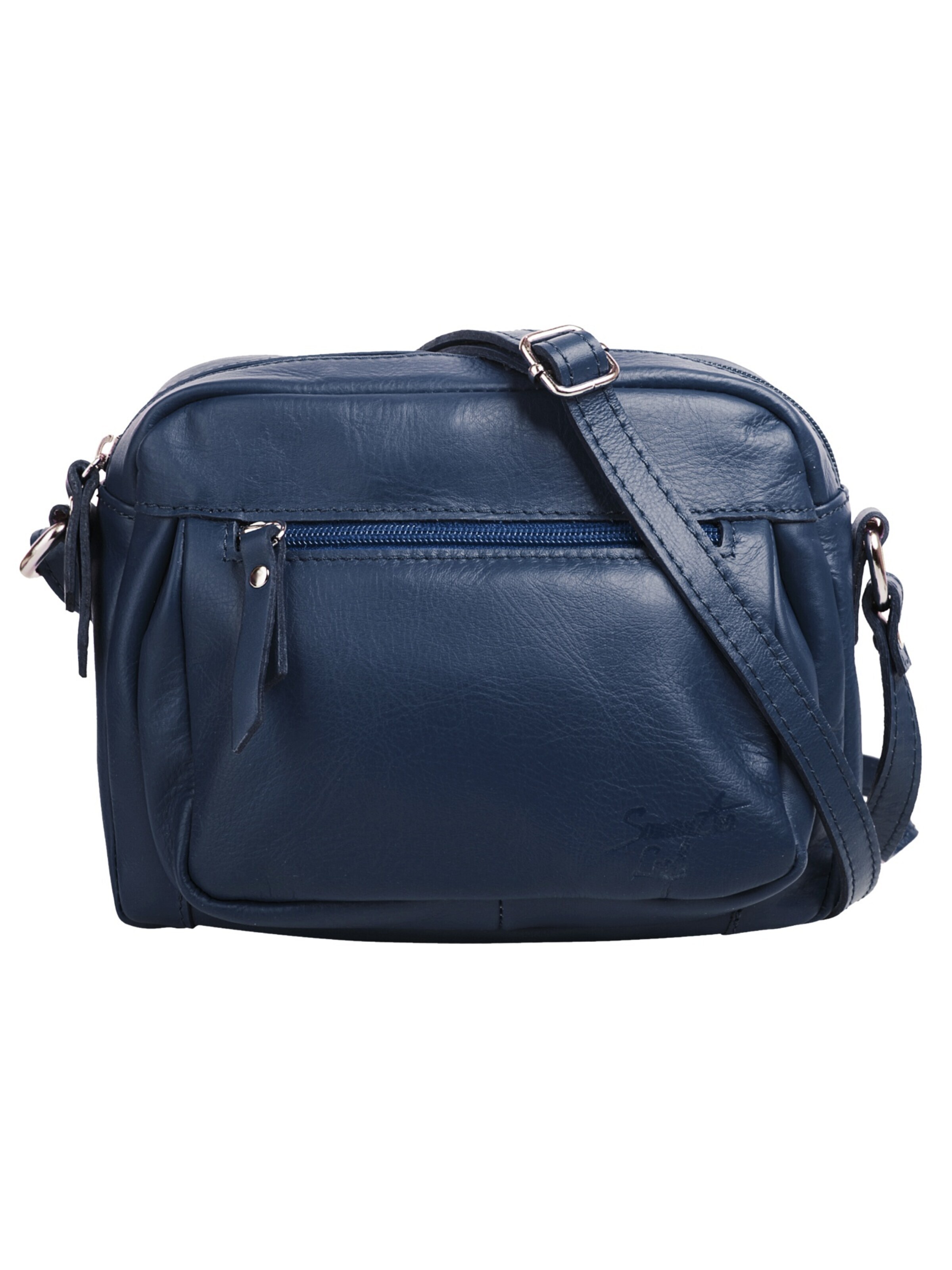 Samantha Look Crossbody Bag in Blue: front
