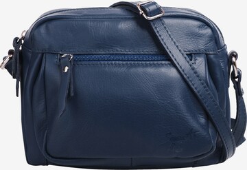 Samantha Look Crossbody Bag in Blue: front