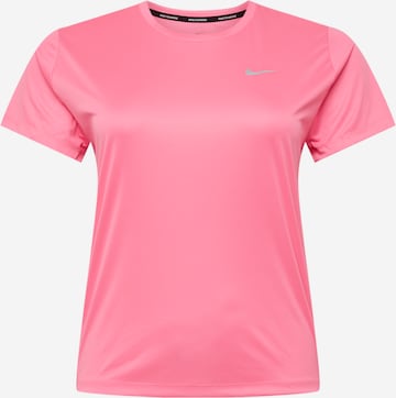 Nike Sportswear Funkční tričko 'Miler' – pink: přední strana