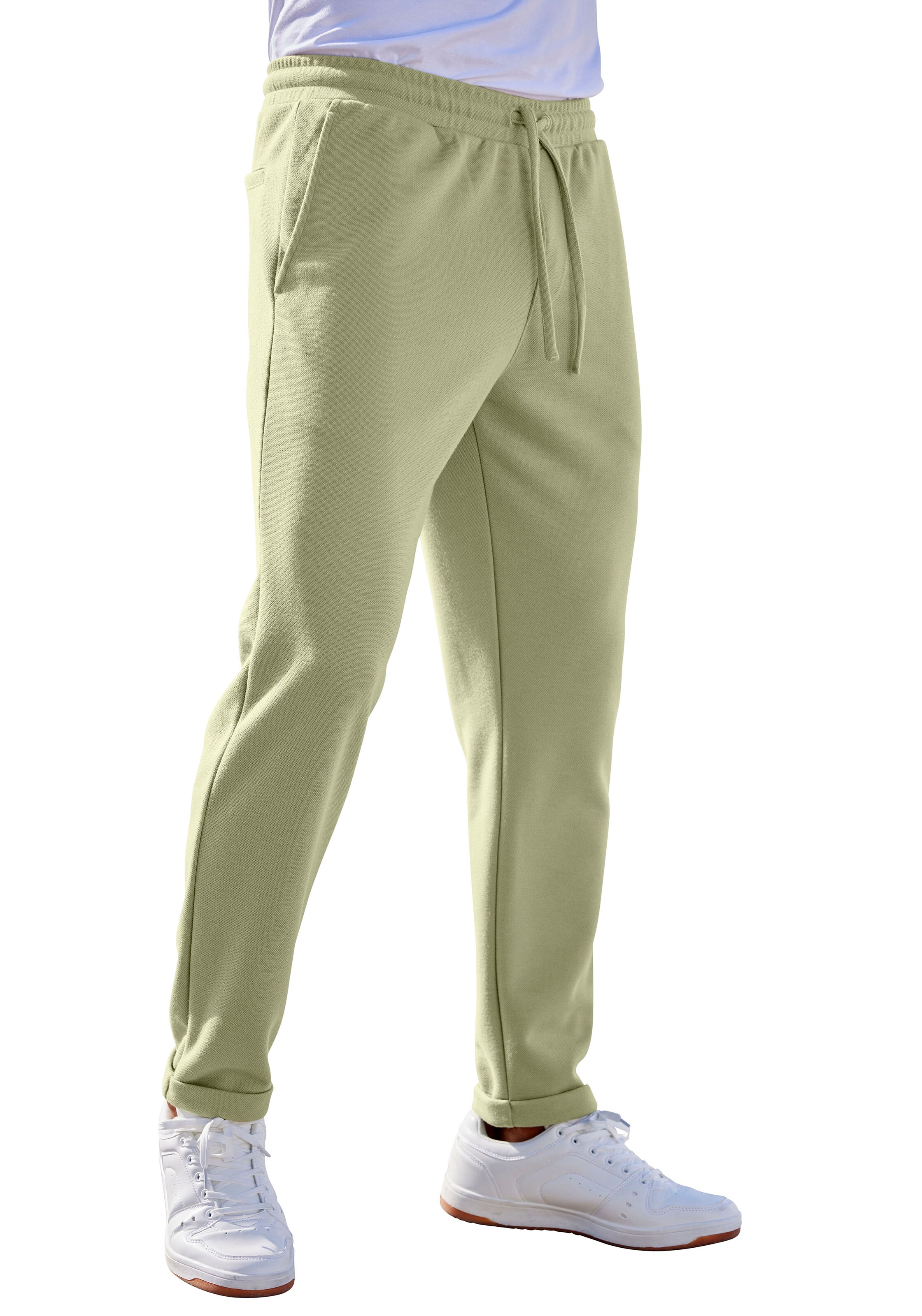 JOHN DEVIN Regular Hose in Grün