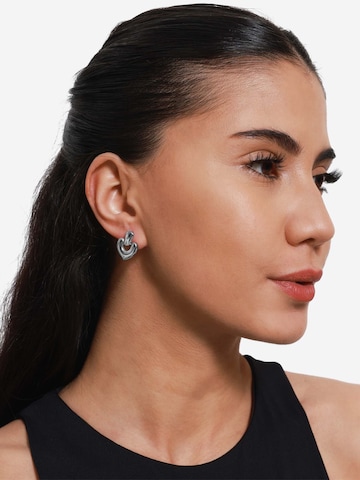 Boucles d'oreilles 'Maya' Heideman en argent : devant