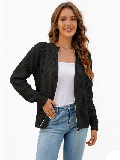 KoJooin Knit Cardigan in S in Black, Item view