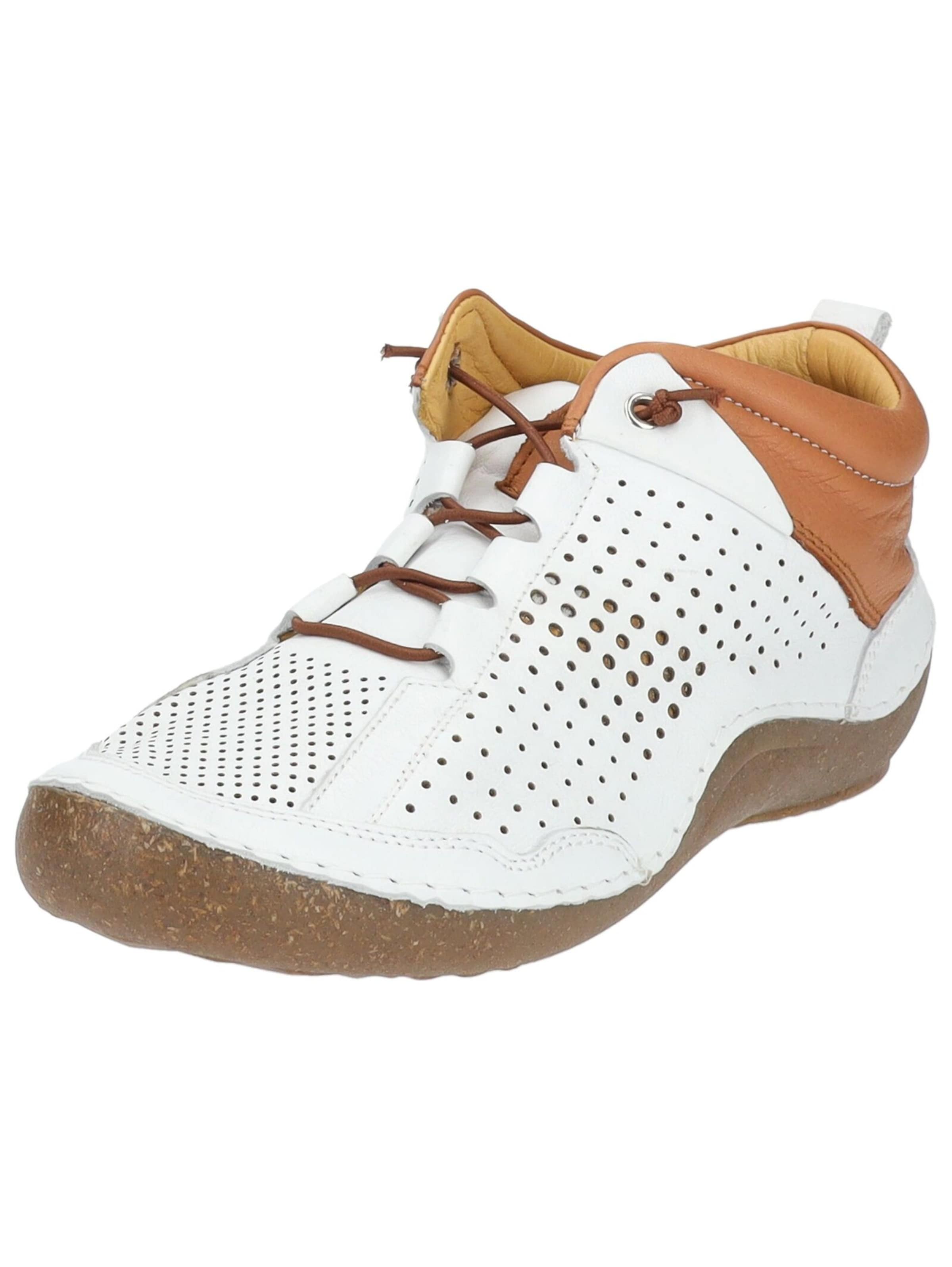 COSMOS COMFORT Athletic lace-up shoe in White: front