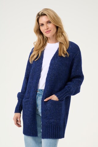 Kaffe Strickjacke 'Katrina' in Blau: Vorderseite