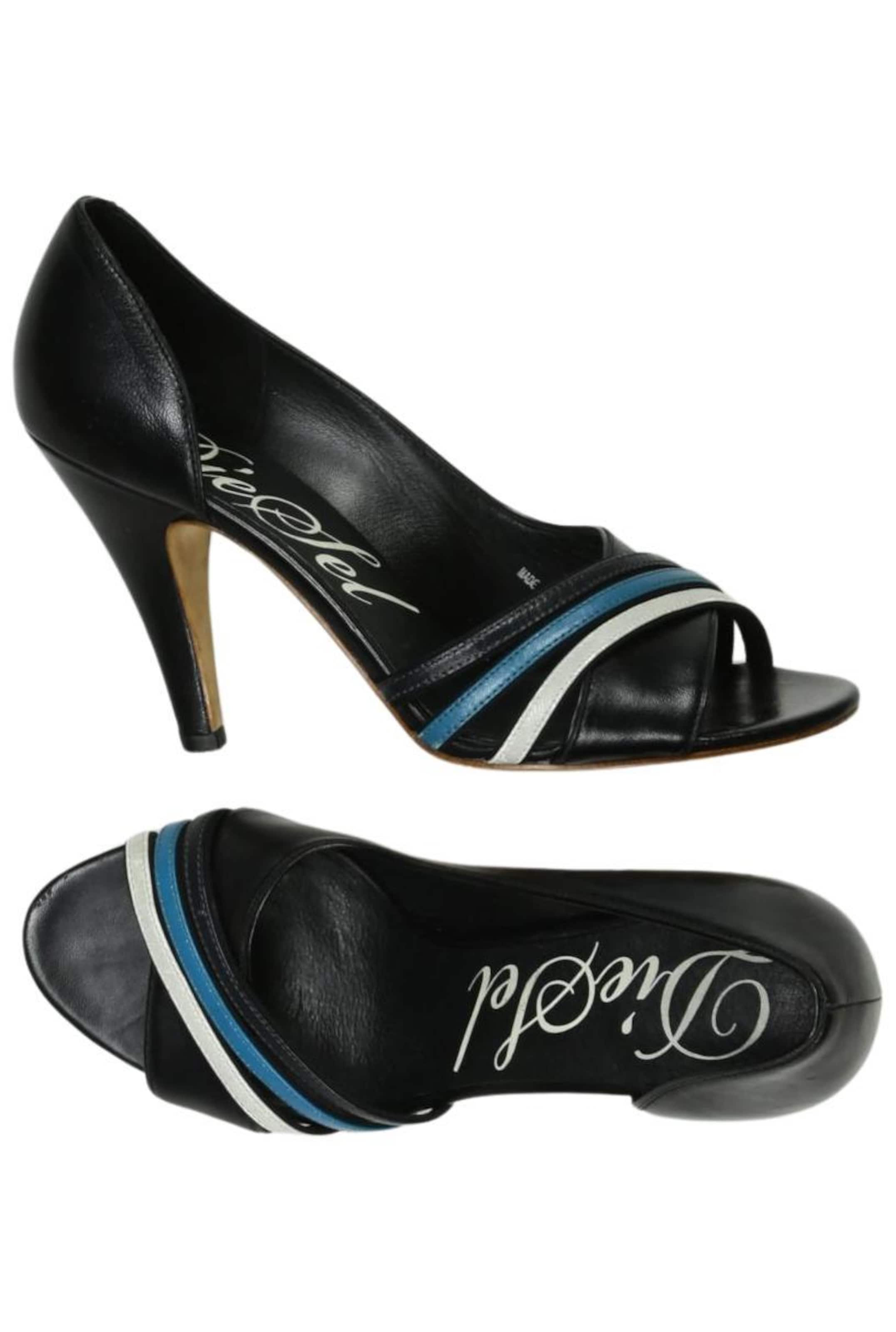 DIESEL Pumps 36,5 in Schwarz: Vorderseite