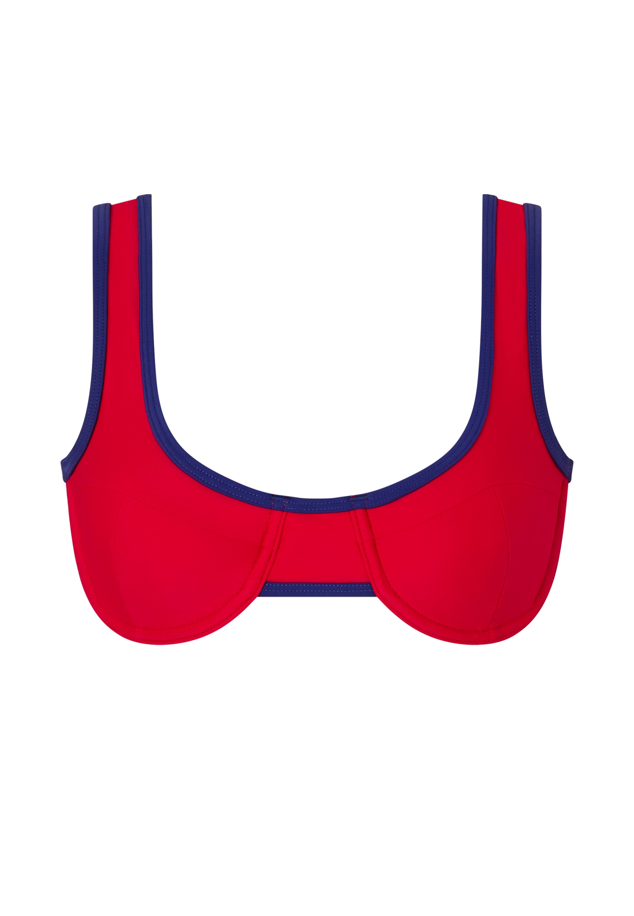 Moda Minx Triangel Bikinitop in Rot: Vorderseite