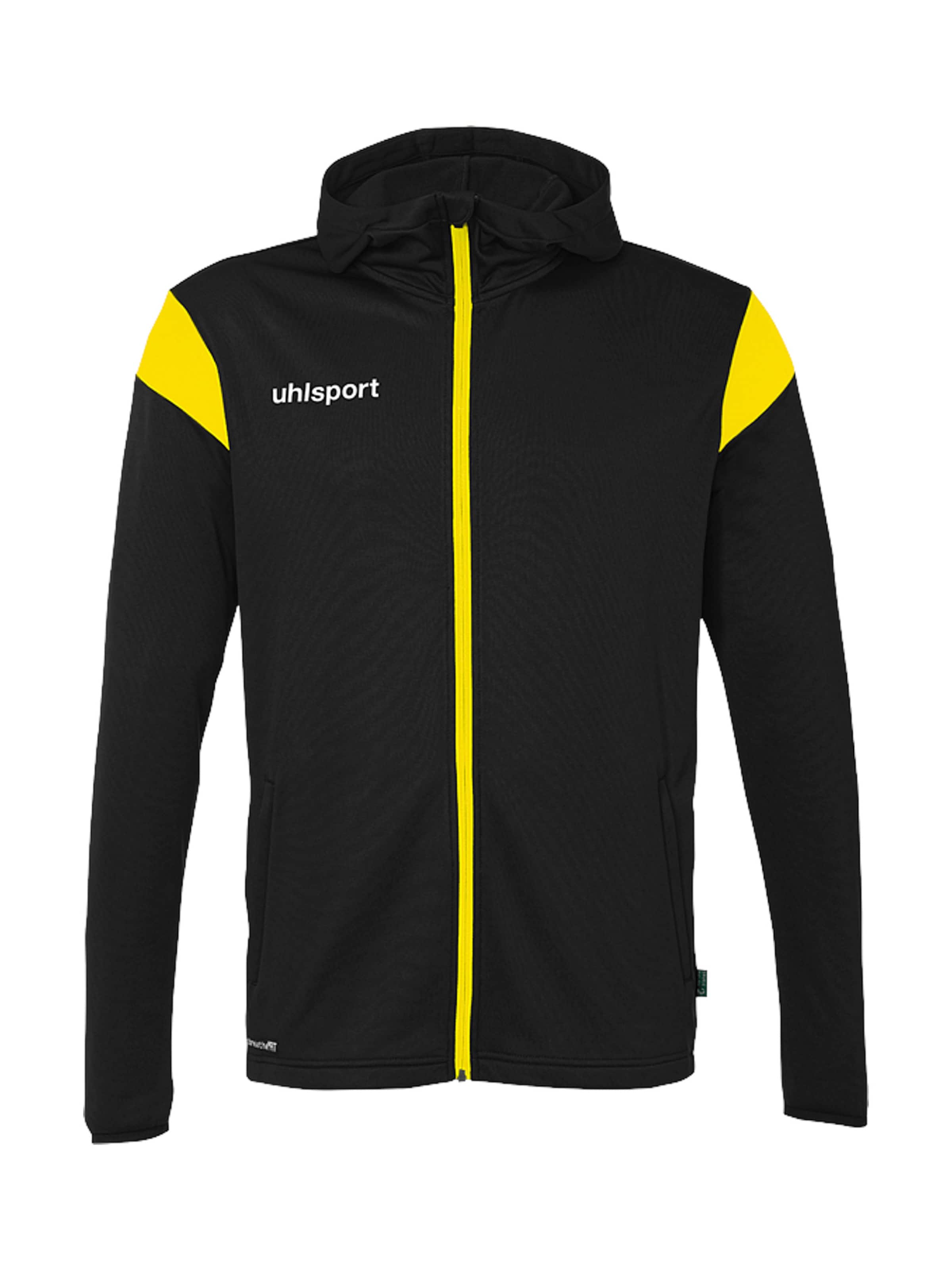 UHLSPORT Sportjacke 'Squad 27 Track' in Schwarz: Vorderseite