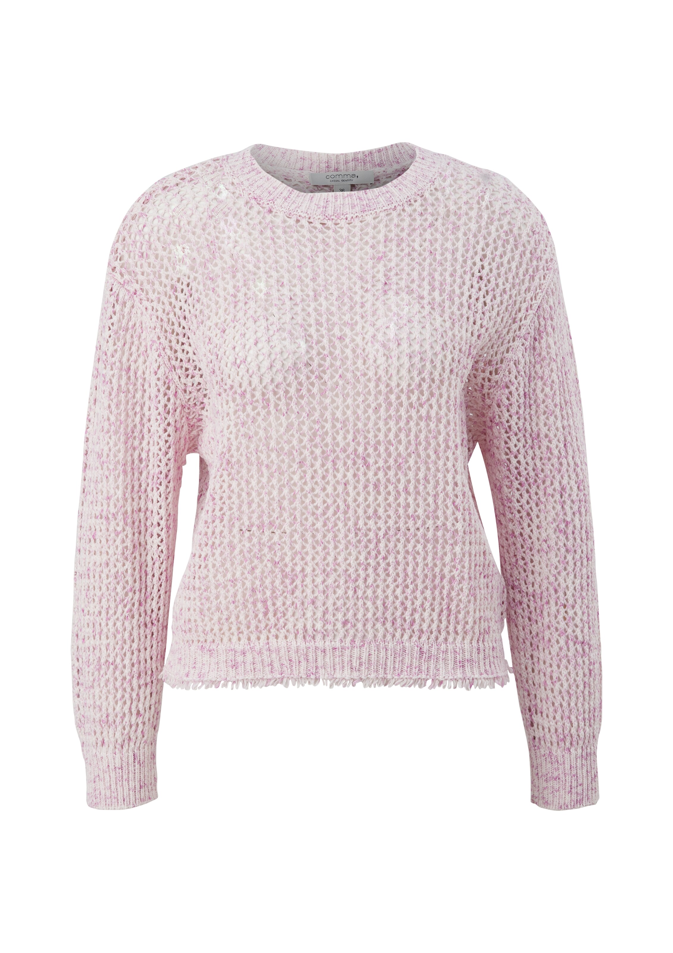 comma casual identity Sweater in Pink: front
