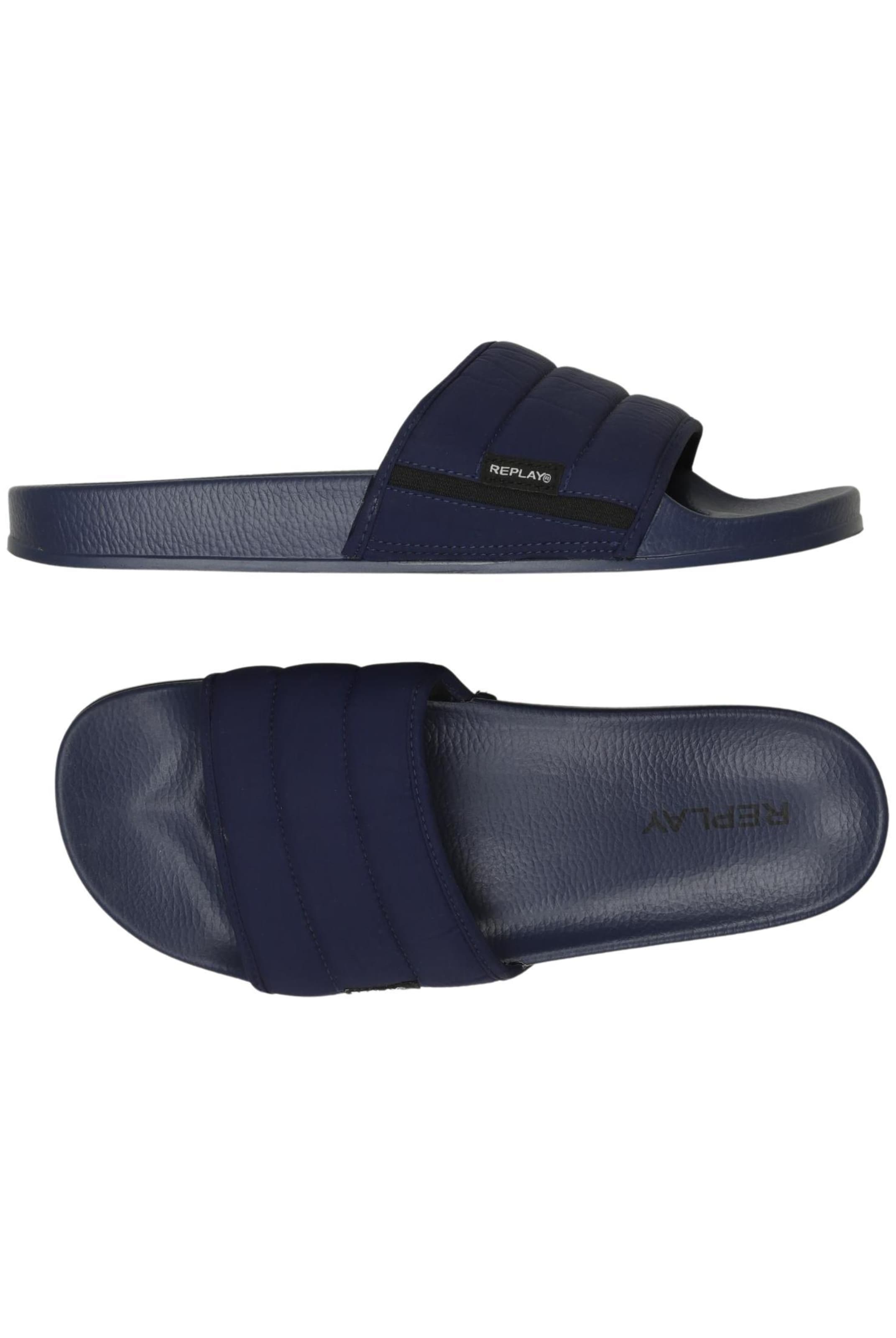 REPLAY Sandals & Slippers in 46 in Blue: front