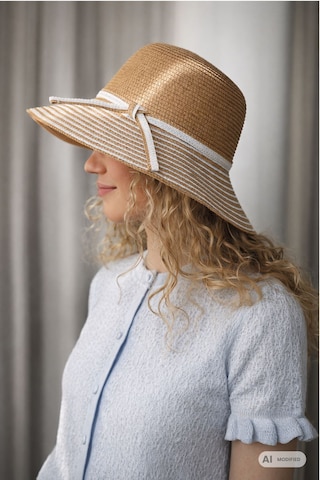 Cappello 'PALOMA' di Roeckl in beige: frontale