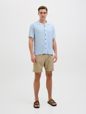 JJ Rebel - Ajuste confortable Camisa 'JREBWATER' en azul