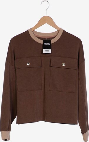 MOS MOSH Sweatshirt & Zip-Up Hoodie in XS in Brown: front